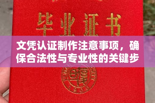 昆明文凭认证制作注意事项，确保合法性与专业性的关键步骤